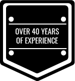 over 40 years experience